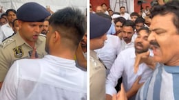 VIDEO: निर्मल चौधरी की ACP आदित्य पूनिया से तीखी बहस, SMS अस्पताल के बाहर धरने में पहुंचे थे कांग्रेस नेता