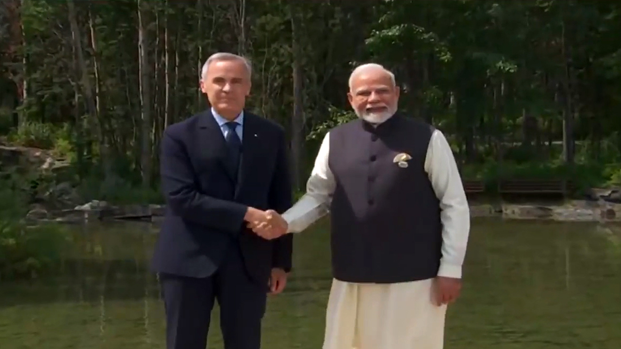 Canada's Mark Carney Welcomes PM Modi For G7 Summit