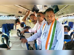 यात्री बस में विधायक का सफर, भीड़ में धंसते-धक्के खाते दिखे MLA जनक ध्रुव 