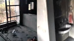 Charred Walls, Interiors: Plane Crash Impact On Building In Medical College