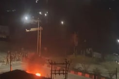 Protests In Manipur's Imphal Over Arrest Of Arambai Tenggol Leader Protests In Manipur's Imphal Over Arrest Of Arambai Tenggol Leader