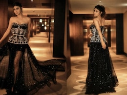 Mouni Roy Steps Into Her Noir Era In A Dramatic Black Gown Mouni Roy Steps Into Her Noir Era In A Dramatic Black Gown