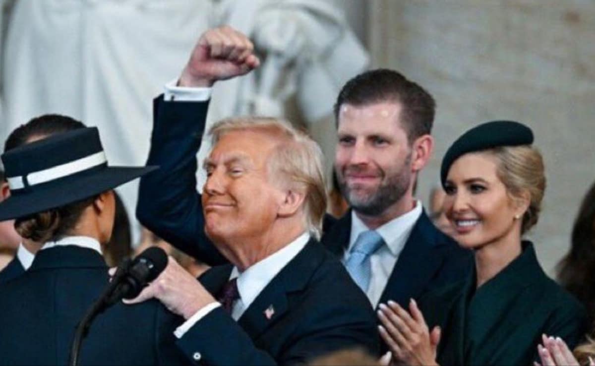 Donald Trump s second son fueled speculation Friday that his family