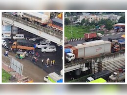 सड़क पर गड्ढे या गड्ढों में सड़क... हाइवे पर लगा 15 किमी लंबा जाम, 5 एंबुलेंस भी फंसीं सड़क पर गड्ढे या गड्ढों में सड़क... हाइवे पर लगा 15 किमी लंबा जाम, 5 एंबुलेंस भी फंसीं