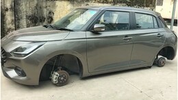 Rajasthan: भरतपुर में मकान के बाहर खड़ी नई स्विफ्ट कार के चारों पहिए चोरी, CCTV खंगालने में जुटी पुलिस