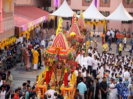 Thousands Of Devotees Join 148th Rath Yatra In Ahmedabad Thousands Of Devotees Join 148th Rath Yatra In Ahmedabad