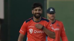 Haris Rauf All Smiles After Aggressive Act Towards Batter During MLC Game. Watch