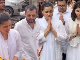 Watch: Mannara Chopra Breaks Down At Her Father's Funeral In Mumbai Watch: Mannara Chopra Breaks Down At Her Father's Funeral In Mumbai
