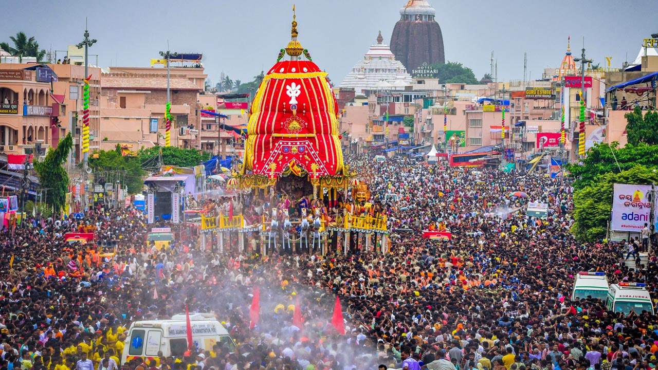 Devotees From Several Countries Gather To Attend Puri's Jagannath Rath Yatra