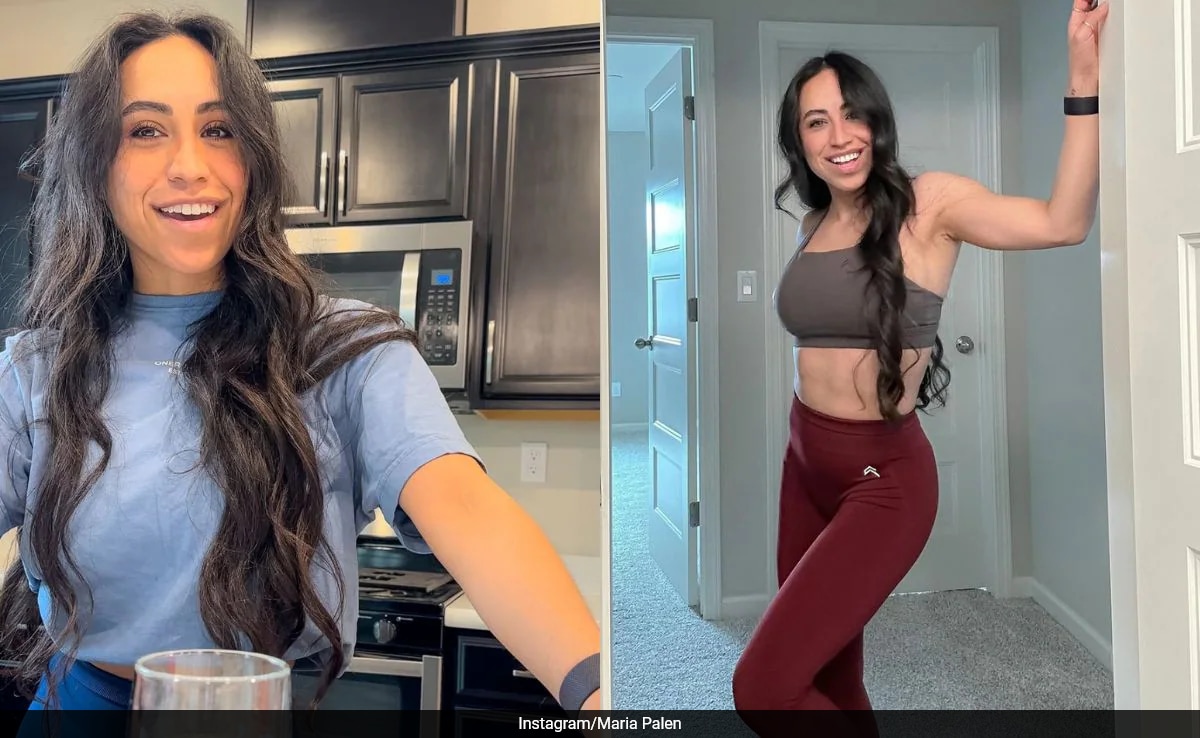 Мария Пален фитнес влиятел от Калифорния се учи да ходи