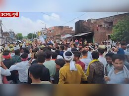 इटावा कथावाचक मामला: थाने का घेराव कर यादव संगठन का हंगामा, सड़क जाम और नारेबाजी कर की ये मांग
