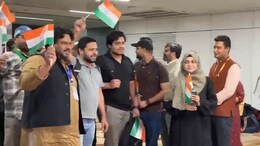 Indian Evacuees Chant "Hindustan Zindabad" As 2nd Batch Returns From Iran