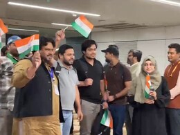 Indian Evacuees Chant "Hindustan Zindabad" As 2nd Batch Returns From Iran Indian Evacuees Chant "Hindustan Zindabad" As 2nd Batch Returns From Iran