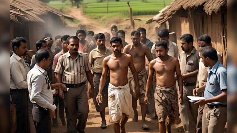 पूरी रात की बेरहमी से पिटाई, जख्म पर लगाई मिर्च... तीन युवकों को गांव में अर्धनग्न कर घुमाया