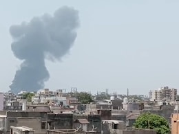 Video: Thick Smoke Rises From Wreckage Of Air India Plane In Ahmedabad Video: Thick Smoke Rises From Wreckage Of Air India Plane In Ahmedabad