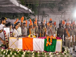 Updates: Vijay Rupani's Last Rites Performed With Full State Honours Updates: Vijay Rupani's Last Rites Performed With Full State Honours