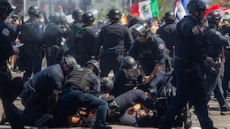 Cars On Fire, US National Guard On Roads: Los Angeles Protests Intensify