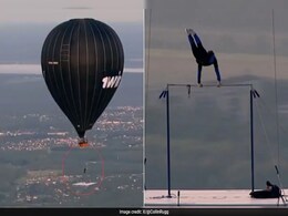 Video: Russian Gymnast Performs Gravity-Defying Stunts On Hot Air Balloon, Internet Reacts Video: Russian Gymnast Performs Gravity-Defying Stunts On Hot Air Balloon, Internet Reacts