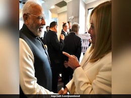 "You Are The Best, Trying To Be As You": Italy PM Meloni Tells PM Modi "You Are The Best, Trying To Be As You": Italy PM Meloni Tells PM Modi