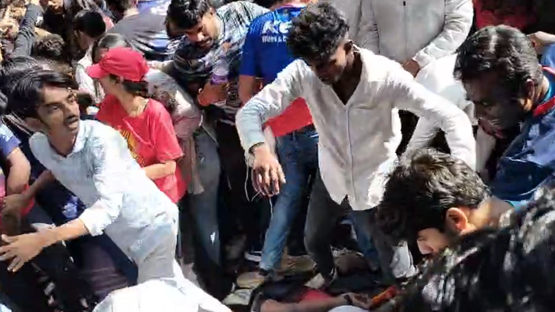 Bengaluru Stampede Video Shows People Panicking, Trying To Save Others