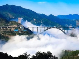 How Horses, Mules Helped In Navigating Steep Slopes To Build Chenab Bridge How Horses, Mules Helped In Navigating Steep Slopes To Build Chenab Bridge