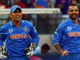 "Want to Make You A Bollywood Hero": Shikhar Dhawan Recalls First Meeting With MS Dhoni, Reveals His Reaction "Want to Make You A Bollywood Hero": Shikhar Dhawan Recalls First Meeting With MS Dhoni, Reveals His Reaction