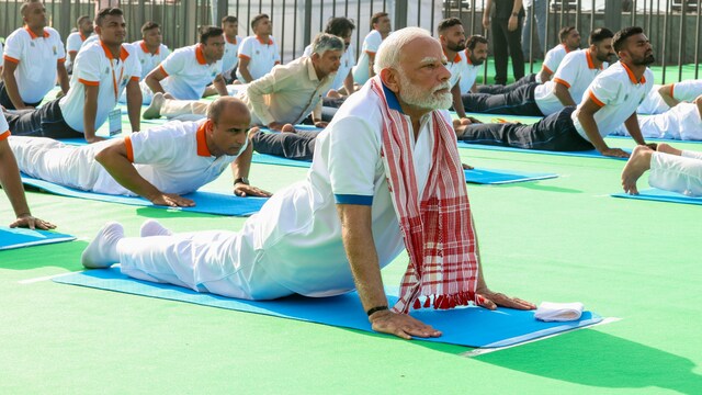 Under Prime Minister Modi's leadership, yoga has received global recognition
