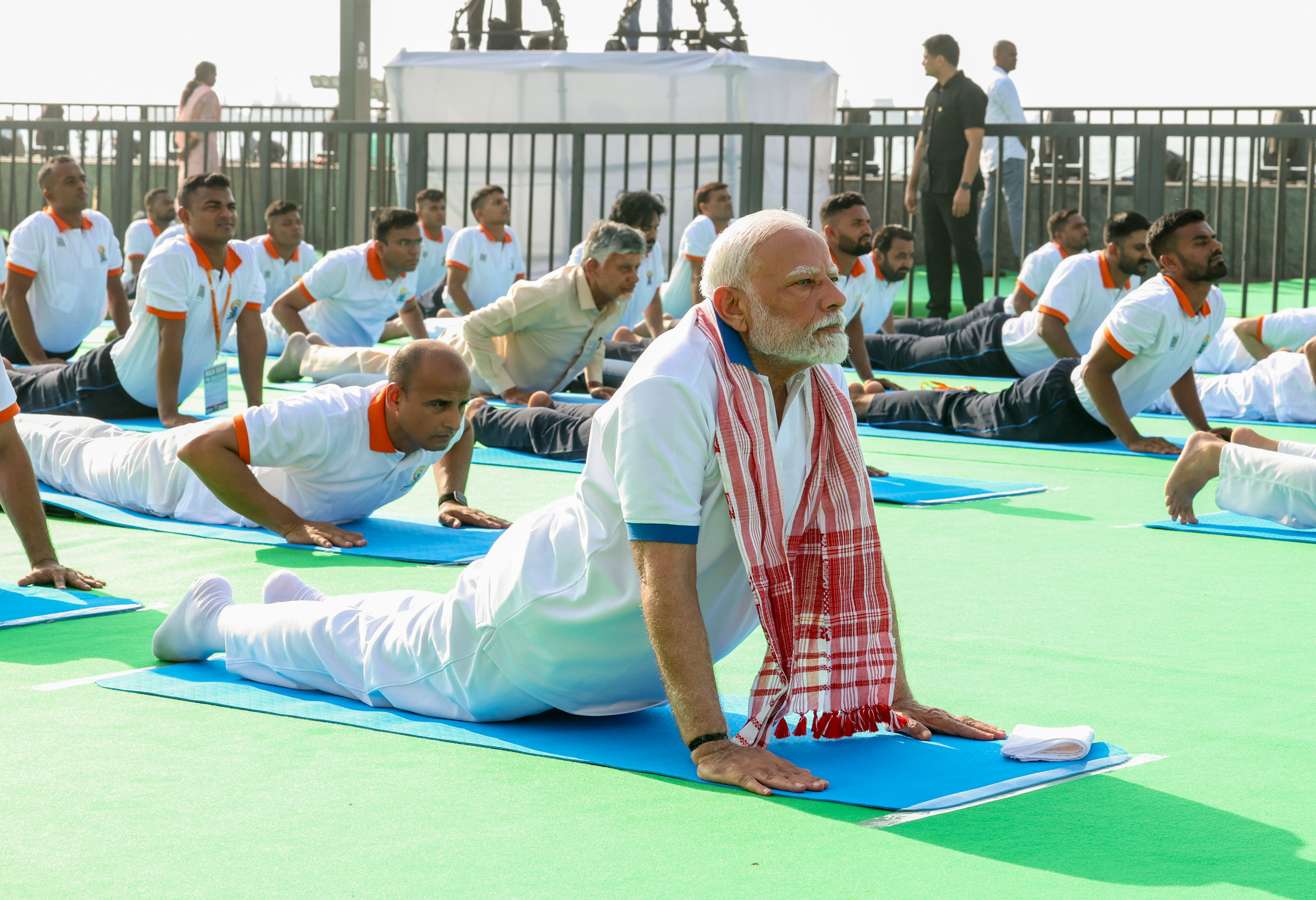 Under Prime Minister Modi's leadership, yoga has received global recognition