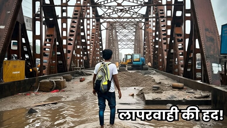 Height Of Negligence: अंडर-कंस्ट्रक्शन ब्रिज के सर्विस रोड में फंस गया युवक, दर्दनाक मौत का जिम्मेदार कौन? Height Of Negligence: अंडर-कंस्ट्रक्शन ब्रिज के सर्विस रोड में फंस गया युवक, दर्दनाक मौत का जिम्मेदार कौन?