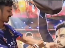 Watch: Fan Inflicts Self Injury To Put Blood Tilak On Virat Kohlis Photo. Internet Reacts
