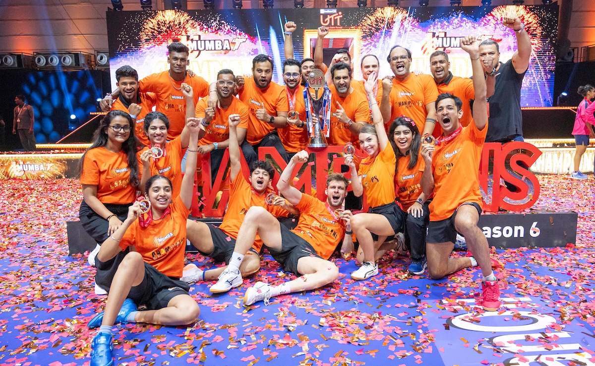 UTT 6: U Mumba TT Clinch Maiden Title With 8-4 Win Over Jaipur Patriots