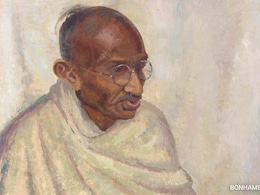 Rare Oil Painting Of Mahatma Gandhi Sells For Rs 1.7 Crore In London Rare Oil Painting Of Mahatma Gandhi Sells For Rs 1.7 Crore In London