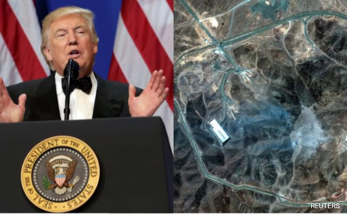 американският президент Доналд Тръмп твърди че монументални щети са били