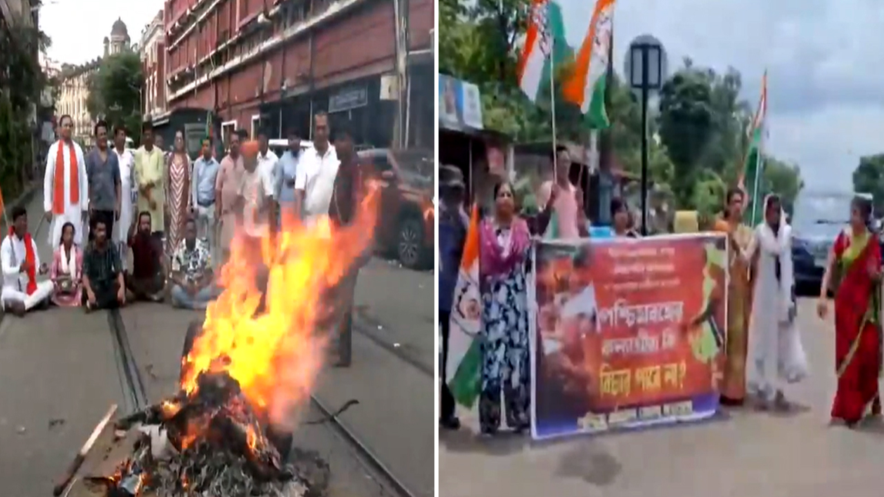 Kolkata Rape Horror: Protest Vs Protests In Kolkata As BJP, Congress Protest Against TMC