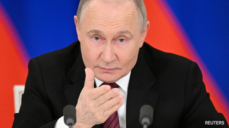 "Quite Sincere Efforts To End War": Putin Praises Trump Ahead Of Meeting