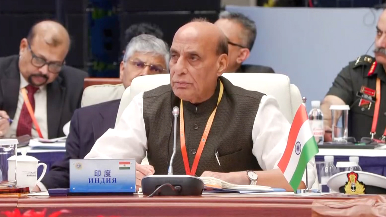 "Peace Cannot Co-Exist With Terrorism": Rajnath Singh At SCO Summit