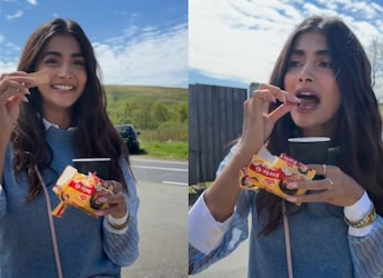 Watch: Pooja Hegde's Homesick Remedy Is Enjoying Parle-G With Chai Watch: Pooja Hegde's Homesick Remedy Is Enjoying Parle-G With Chai