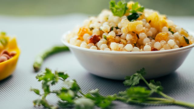 Sabudana is a starch derived from the cassava root