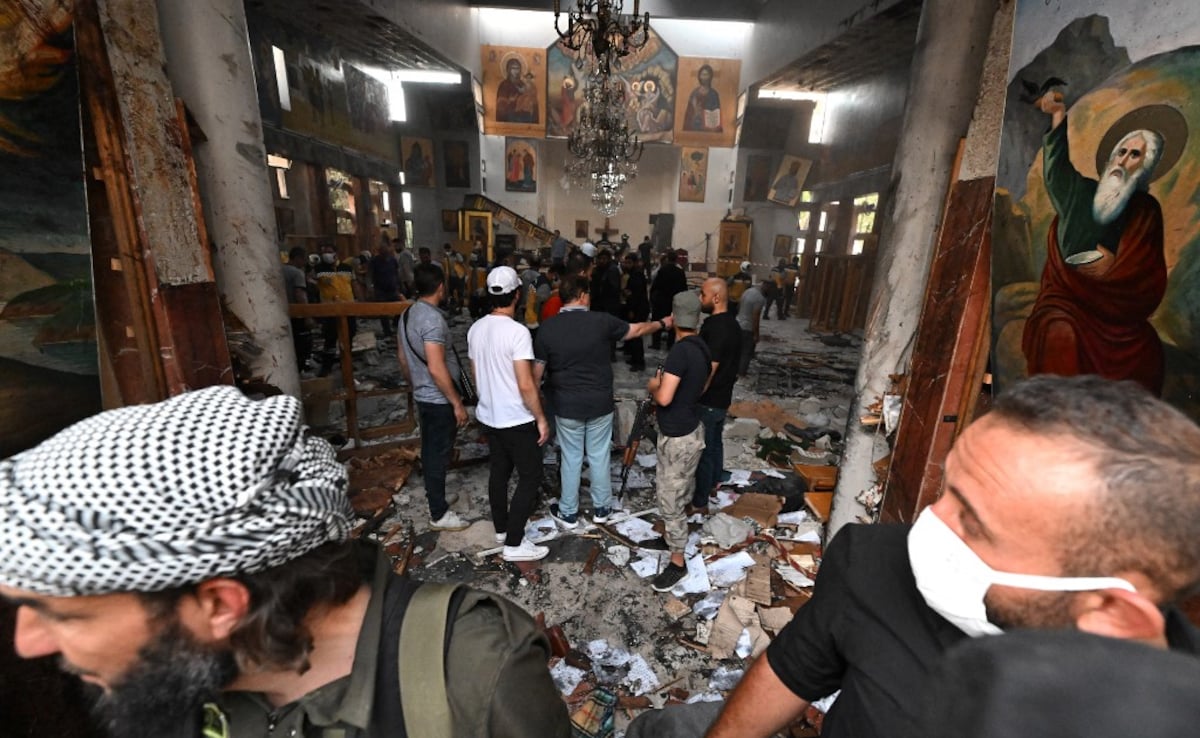This is the first attack on a church since the countrys civil war erupted in 2011. 