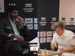 Watch: Magnus Carlsen Left Fuming After Losing To India's D Gukesh At Norway Chess Watch: Magnus Carlsen Left Fuming After Losing To India's D Gukesh At Norway Chess