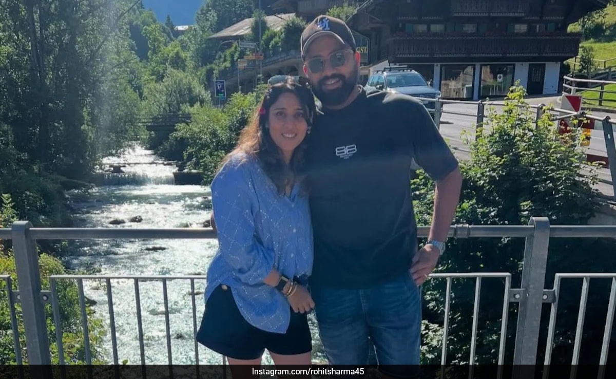 Rohit Sharma Spends Family Time on Swiss Vacation