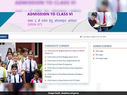 JNVST Class 6 Admission 2026: Registration Begins, Check Steps To Apply JNVST Class 6 Admission 2026: Registration Begins, Check Steps To Apply