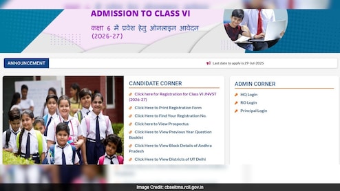 JNVST Class 6 Selection Test 2026: Admit Card Out, Download Link Here
