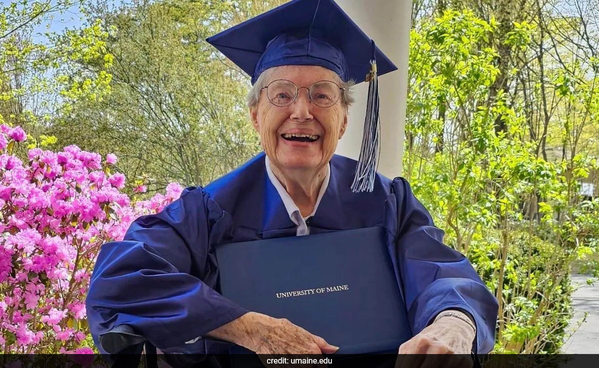 88 годишна жена най накрая е изпълнила мечтата си през целия живот