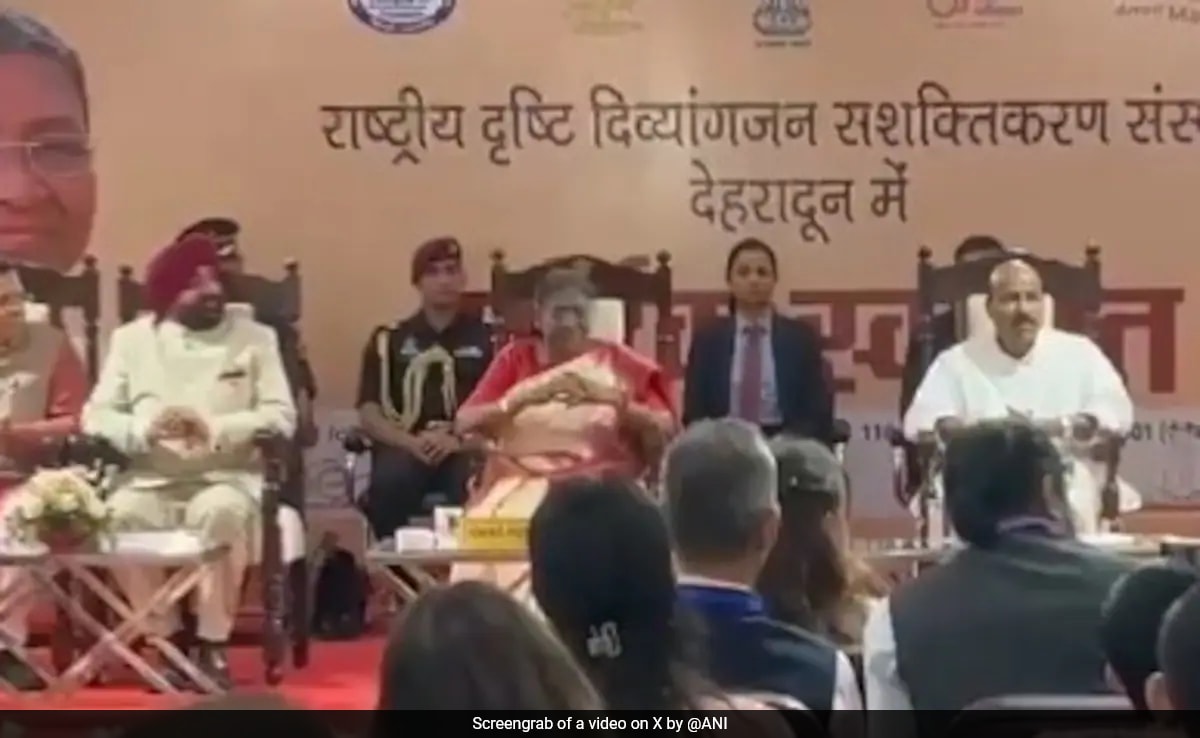 Dehradun Президентът Драупади Мурму който е на тридневно посещение в