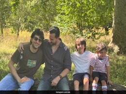 Ibrahim Ali Khan Spends A Park Day Playing Cricket With Saif, Taimur And Jeh Ibrahim Ali Khan Spends A Park Day Playing Cricket With Saif, Taimur And Jeh