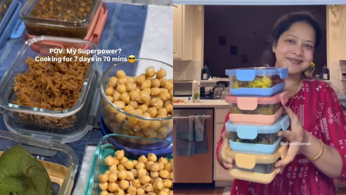 Viral Now: Working Indian Mom Living In US Gets Internet Talking For Prepping Meals In Advance