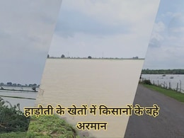 Rajasthan: हाड़ौती में बारिश का 30 साल पुराना रिकॉर्ड टूटा, किसान निराश; करीब 5000 बीघा जमीन पर फसलें बर्बाद Rajasthan: हाड़ौती में बारिश का 30 साल पुराना रिकॉर्ड टूटा, किसान निराश; करीब 5000 बीघा जमीन पर फसलें बर्बाद