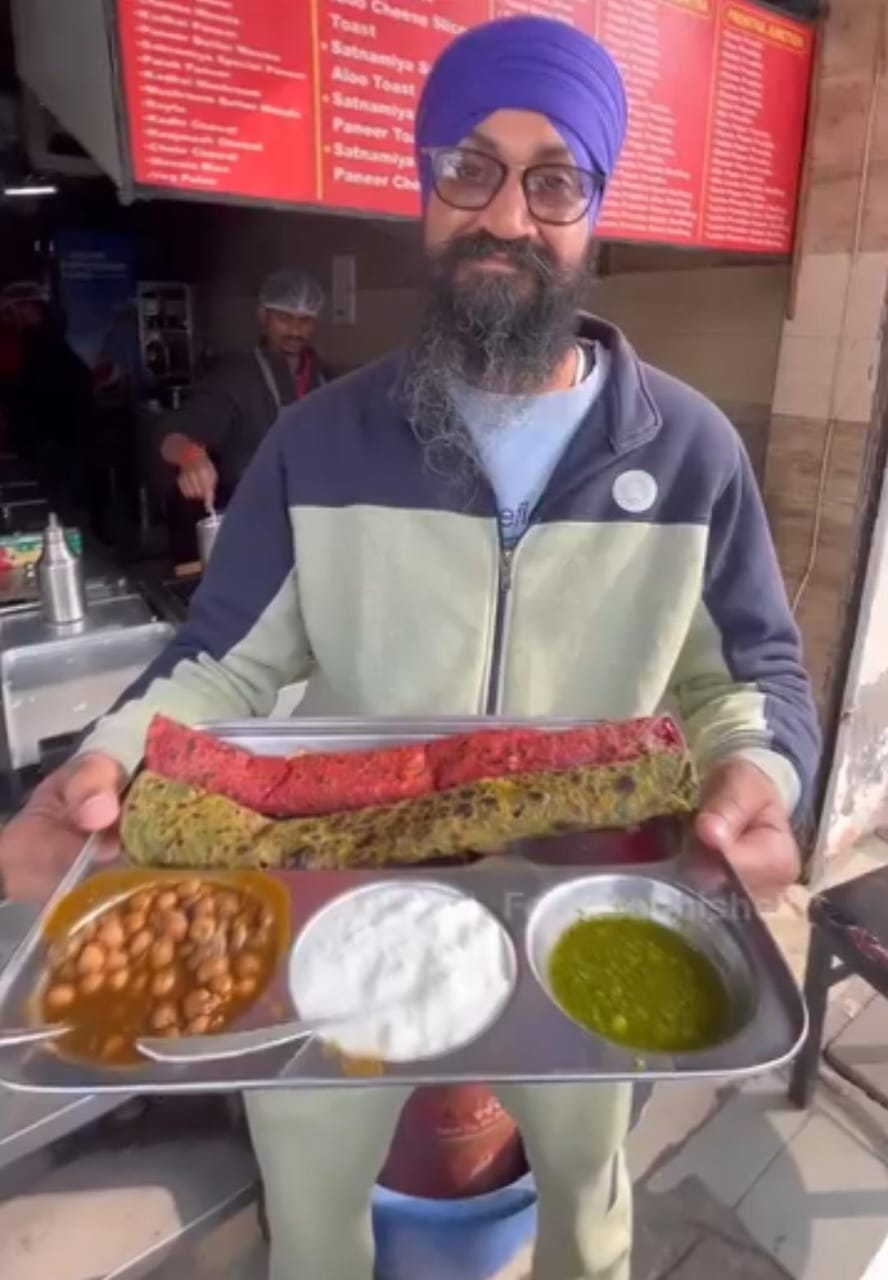 "Organic Colour Paper Paratha" In Jalandhar Goes Viral, Here's How It Looks