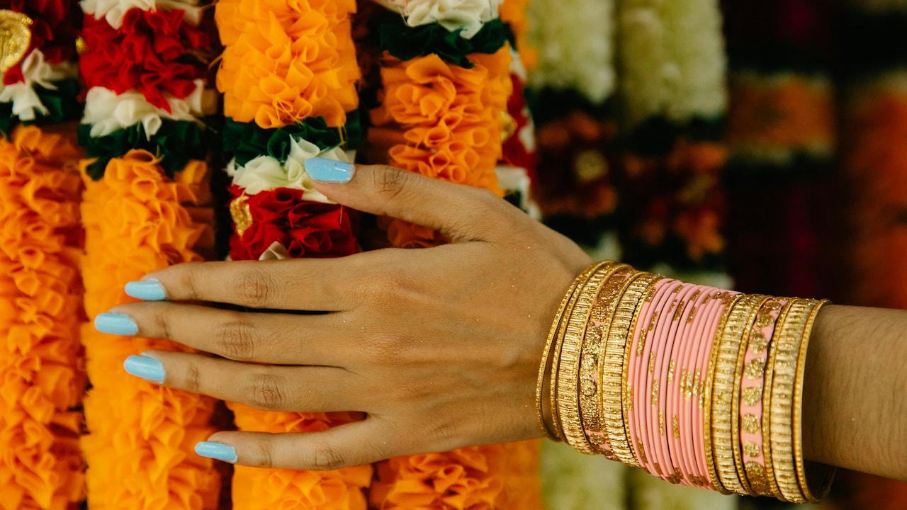 2. Mix And Match 3 Bangles From Different Sets To Create 1 Look That Works For Day Puja And Night Outings During Festival Time
